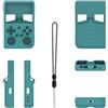 Generico Custodia per ANBERNIC RG35XX Pro, custodia protettiva in silicone per console di gioco, copertura antiurto e antiscivolo (Verde)