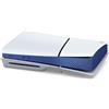Generic Decalcomanie del centro host dell'adesivo della striscia centrale la console per Sony PS5 Slim, pellicola di protezione della copertura degli adesivi della pelle (Fibra di carbonio blu)