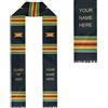 Yibairui Black Girl Magic Custom Graduation Stole, Kente Cloth Graduation Sash Customize,Class of 2026