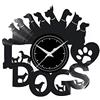 Handmade Fusorario Orologio disco in LP 33 Giri Silenzioso Idea Regalo A Tema Dogs ok 2020