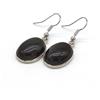 Generico Orecchini Donna con cabochon in Onice Nera, Pietre Dure, Fatti a Mano