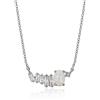 Meissa Opal Collana in argento 925 per le donne Dainty Diamond Impilabile Ciondolo d'oro Collana Choker Regalo per la damigella d'onore