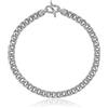 Meissa Bracciali Infinity per le donne Bracciali d'amore in argento 925 con Cubic Zirconia Bracciali dell'amicizia Regalo di gioielli da donna, Argento, 5mm