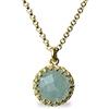 ANEMONE JEWELRY Anemone Acquamarina Collana in Oro 14k - Collana di Cristallo Artigianale - Moda Gemma e Collana con Pietra di Nascita per Donne - Regalo di Gioielli Personalizzati per Lei - Scegli il Tuo Materiale