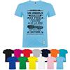Italian Style Diffusion T-shirt personalizzata figlia angelo diversi colori disponibili