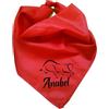 Susana Escribano Fazzoletto rosso da festa 50x50 cm - Bandana tradizionale in taffetà - Accessorio per feste popolari, San Fermín, gruppi e eventi - Regalo originale e unico per uomo e donna (modello 4)