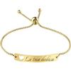 Vero Bijoux Bracciale cuore personalizzato con incisione Nome Data - Bracciale donna in Acciaio Inossidabile - Waterproof - Made in Italy - Incisione laser permanente