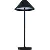 Kelù Lampada LED da tavolo senza fili H35 cm, lampada portatile per esterni a batteria usb, ricaricabile, nera