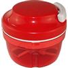 Tupperware Tagliacipolle Turbo Chef Affettatrice di Frutta e Cipolla, Rosso, Plastica