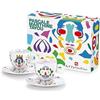 Illy Art Collection Pascale Marthine Tayou 2 Tazze da Cappuccino Numerate Firmate