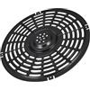 KONTONTY Piastra Rotonda Accessorio Facile da Pulire e Compatibile in Acciaio al Carbonio per Friggitrice ad Aria per Cucina e Cottura in Friggitrice ad Aria