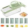 ZPRMMN Tritatutto For Verdure Da Cucina 6 In 1 Tritatutto For Cipolle, Insalata E Cibo Affetta, Taglia A Cubetti E Trita Senza Sforzo Come Un Tritatutto Professionale For Preparare Pasti Veloci