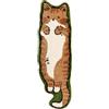 Generic Tappeto a forma di gatto, 40 x 120 cm, grazioso tappeto da comodino con animali, antiscivolo, lavabile, divertente tappetino da doccia, per soggiorno e camera da letto