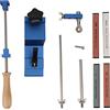 Jadeshay Affilacoltelli Professionale, Jadeshay Sistema di Affilatura coltelli da cucina,affilacoltelli ad Angolo Fisso con 4 Mole,Regolazione Flessibile,per Affilare la cucina professionale