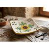 ILAB Svuotatasche in ceramica decorata a mano da ceramisti siciliani di Santo Stefano di Camastra girasole art 21