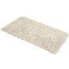 Sophie Maison Tappetino da Bagno Antiscivolo, Tappeto Doccia Assorbente, Tappeto da Terra in Microfibra Ciniglia Morbido 60X120 CM (CREMA)