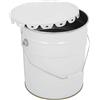 Baoblaze Secchio di vernice in metallo versatile con manico e coperchio, secchio portatile, di vernice per adesivi, forniture artistiche fai da te, 10 Litri