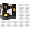 CLAR - Lampadina LED GU5.3 7W, Faretto 12V, Luce Calda (Pack 100)