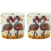 Maxwell & Williams Set 2 Espresso Cup 100 ml Smile Style mod, Flamb