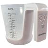 QTFYE Caraffa graduata digitale con scala - Caraffa graduata digitale precisa per cucinare e cuocere | Display LCD alimentato a batteria 4 modalità di pesatura elettronica per misurare solidi e liquidi