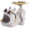 Generic portachiavi - forma stabile, per ingresso bulldog | Figura di Bulldog in resina | Graziosa scatola portaoggetti decorativa | Elegante accessorio organizzativo per soggiorno, cucina, co