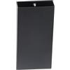 LIMAC Design PICCHIO TRIA, umidificatore in acciaio inox verniciato completo di calamita, ideale per stufe e caminetti con base metallica, prodotto da Limac Design®. Nero