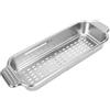 Volakebeing Cestello per lavello retrattile in acciaio inox, scolapiatti da cucina, espandibile, organizer da cucina per frutta, verdura, utensili