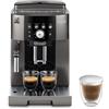 De'Longhi Magnifica S Smart ECAM250.33.TB, Macchina Caffè Automatica con Montalatte, Macchina Compatta dal Chicco alla Tazza, Montatura Manuale Latte, 4 Ricette One Touch, Titanio Nero
