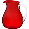 SERAFINO ZANI Caraffa Brocca da Acqua Vino Infrangibile Plastica Dura Colore Rosso Pitcher Memento Synth Zani