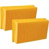 vhbw 2x filtro a pieghe piatte L compatibile con Flex S-36, S36, S-47, S47 aspirapolvere umido/secco - Elemento filtrante