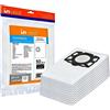 Invest - Sacchetti di ricambio, sacchetti filtranti compatibili con Kärcher KFI 357 KFI357 KA 40 sacchetti di ricambio Kärcher 2.863-314.0 WD2 Plus WD3 WD3s; KFI 357; KA 40; SE 4001 SE 4002 - bianco