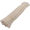 FJIXUO Scovolini Colorati Per Lavoretti 100/200/300 pezzi bastoncini di ciniglia scovolino steli di ciniglia fai da te for decorazioni artistiche creative fai da te(Beige,300PCS)