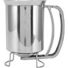 Generic Dispenser per Pastella Spessa con Versatore per Pancake in Acciaio Inossidabile per Diverse Torte, per Uso Domestico, 10,5x16,2 Cm