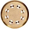 Tagliapasta Trafila Pasta BUCATINI Dimensioni 4.5 mm in Ottone | Accessorio Torchio Per Pasta Fresca Manuale | Pasta Maker Tagliapasta.com | Made in Italy