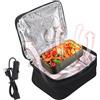 Jwthee Forno a microonde portatile per campeggio, Lunch Box riscaldato elettrico Forno portatile Scaldavivande Alimentato tramite USB Lunch Box per potluck da campeggio