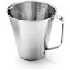 Forgast Misurino, Acciaio inossidabile, Forma conica, Misura tutto 100 ml, Capacità 1 l, Altezza 13 cm, Diametro 13,5 cm, Misurini, Recipiente dosatore, Caraffa con misurino, Accessori cucina