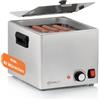 Mahlzeit Scalda salsicce elettrico in acciaio inox | 29,5 x 34,5 x 24 cm | scalda salsicce gastro | 220 - 240 V | 1200 W | fornello salsiccia greca, scalda salsicce, scalda salsicce greggi