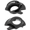 MEETOOT - 2 custodie per bobine in plastica nera per macchine da cucire Singer con caricamento dall'alto