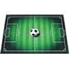 Happyyami Tappeto per Campo da Calcio Tappeto per Campo da Calcio Tappetino per Bambini Tappetino per Camerette per Bambini