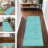 Wassly Tappeto Passatoia Cucina Antiscivolo Lavabile Lungo Tappeti Runner ingresso interno Camera dei Bambini 70X200CM Moderno Antimacchia Tappeto Corridoio Ciano Astratto Tappetini bagno Entrata Soggiorno