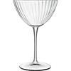 Luigi Bormioli Bormioli Luigi Speakeasies Swing Set 6 Calici Coppa Martini 22 cl - Vetro Sonoro Trasparente, Design Elegante e Vintage per Cocktail