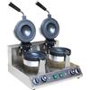 Generico UFO Burger Machine, Pressa per Hamburger Commerciale, Macchina per Waffle per Gelato, Pressa per Panini Elettrica Antiaderente, Temperatura Regolabile，Padella Antiaderente