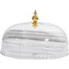 Baoblaze Cupola Trasparente per Torta, Coprivaso Da Portata, Copritorta Multifunzionale, Cupola per Alimenti per Compleanni, Casa, Cucina All'aperto, Pi, 26 cm