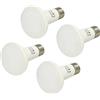 A2ZWORLD 4 Pezzi Lampada LED E27 R63 PAR20 7W, Bianco Caldo 3000K, Riflettore Ø63mm 220V, Faretto LED R63 per Interni, Basso Consumo