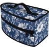 Ronyme Custodia per riporre il ferro da stiro, custodia per il trasporto, organizer portatile universale per ferro da stiro, chiusura con cerniera per, Marina Militare