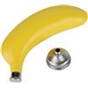 Kikumi Fiaschetta per Liquore Fiaschetta Banana 17 × 8 × 5 in Acciaio Inossidabile 5 Once Portatile a Forma di Frutta Bottiglia Tascabile per Liquore di Whisky con Imbuto Fiaschetta