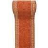 Carpeto Rugs Tappeto Cucina Antiscivolo Lavabile Moderno a Pelo Corto - Tappeto per Cucina Moderni - Tappeto Corridoio - Tappeto Passatoia Cucina - Arancione Marrone - 100 x 300 cm