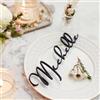 HERSTL Etichette Personalizzate Da 1 A 60 Pezzi, For Segnaposto In Legno/acrilico, For Matrimoni, Decorazioni For Feste, Cartellini Con Nome Tagliato, Nomi Diversi(60pcs)