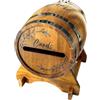 Baoblaze Scatola Porta Biglietti da Matrimonio in Legno per Feste, Robusta Scatola Porta Busta con Fessura e Supporto, Biglietti da Visita a Forma di Botte