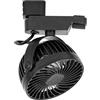 FSLiving Ventilatore da tavolo silenzioso per sistema binario, diametro 11 cm, ventilatore silenzioso per growbox, casa in camera da letto, ventilatore a soffitto silenzioso, colore nero [classe